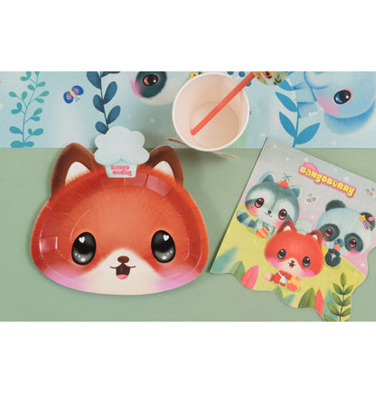 Πιάτα Πάρτυ Αλεπού - Bangoberry (8 τεμ)