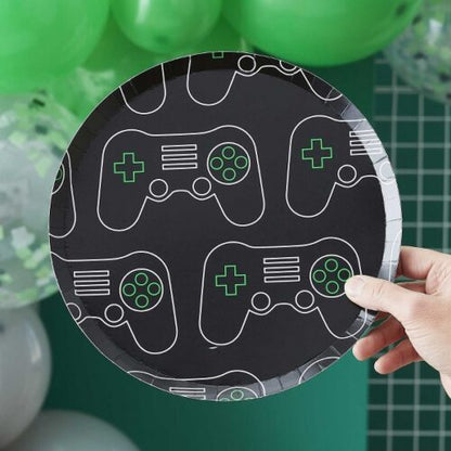 Πιάτα πάρτυ Gamer (8 τεμ)