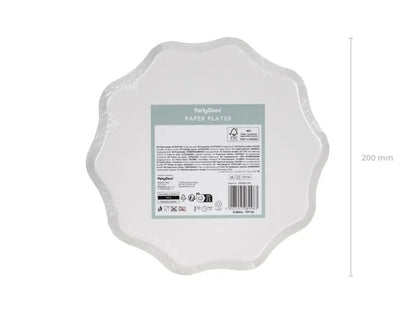 Πιάτα πάρτυ λουλούδια vintage (6 τεμ)