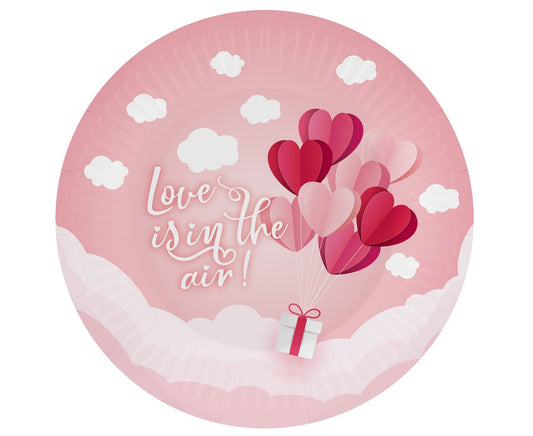 Πιάτα πάρτυ Love is in the air (6 τεμ)