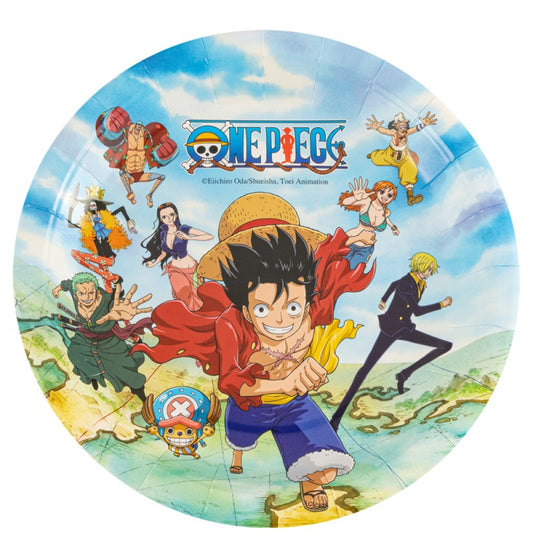 Πιάτα πάρτυ One Piece (8 τεμ)
