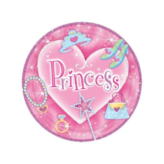 Πιάτα πάρτυ Princess (8 τεμ)