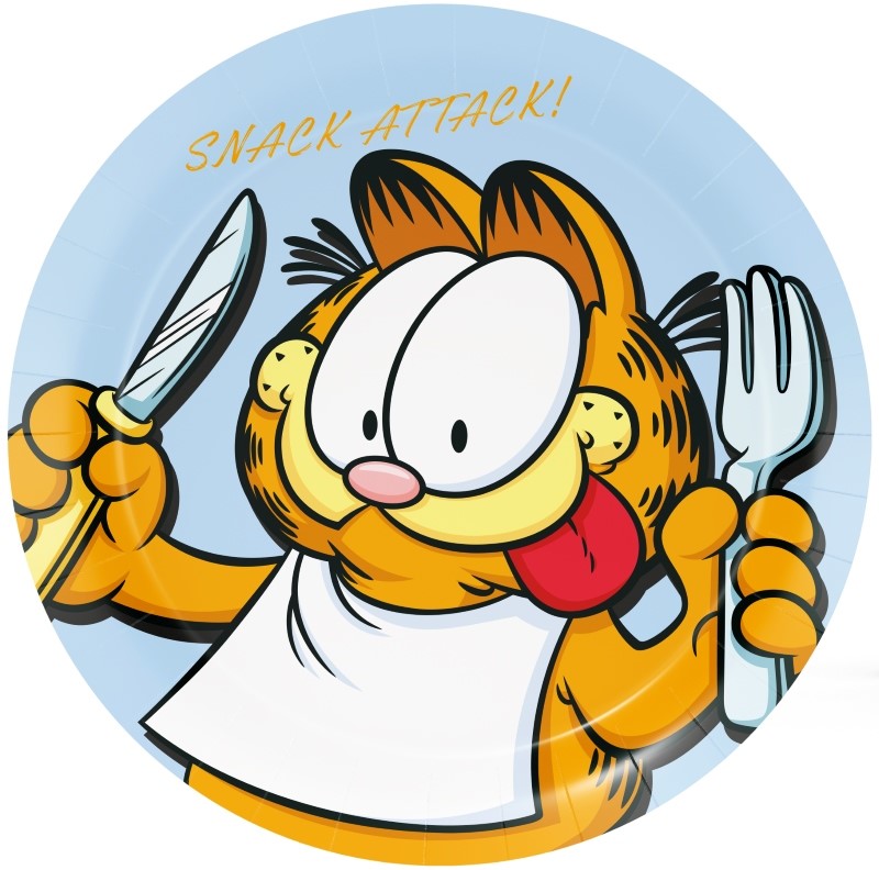Πιάτα πάρτυ – Garfield (8 τεμ)