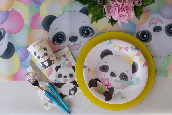 Πιάτα φαγητού Αρκουδάκι Panda (10 τεμ)