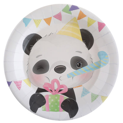 Πιάτα φαγητού Αρκουδάκι Panda (10 τεμ)
