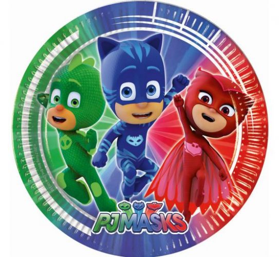 Πιάτα φαγητού Pj Masks (8 τεμ)