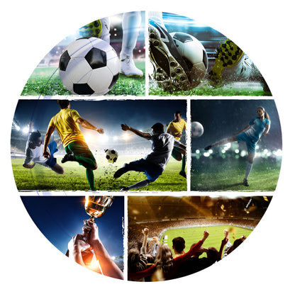 Πιάτα φαγητού Ποδόσφαιρο Kick It (8 τεμ)