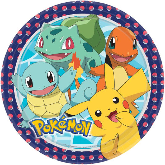 Πιάτα φαγητού Pokemon (8 τεμ)