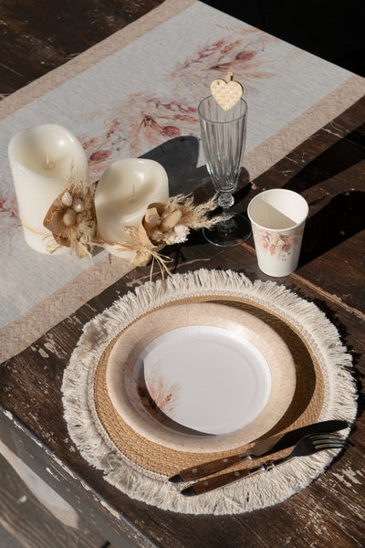 Πιάτα φαγητού Romance (10 τεμ)