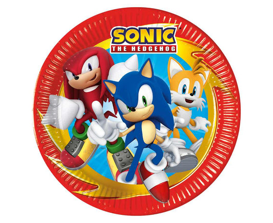 Πιάτα φαγητού Sonic (8 τεμ)