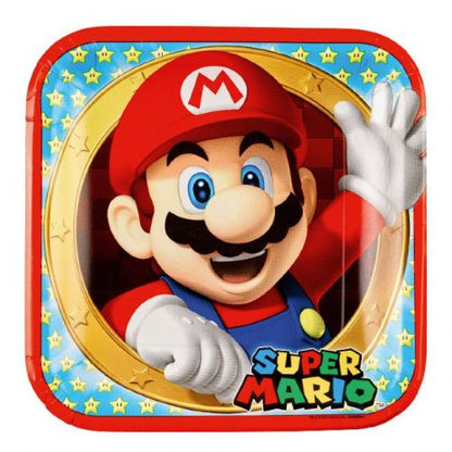 Πιάτα φαγητού Super Mario (8 τεμ)