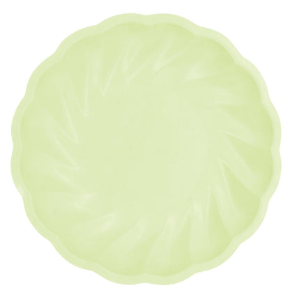 Πιάτα φαγητού Vert Décor πράσινα (6 τεμ)