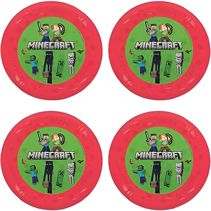 Πιάτα πολλαπλών χρήσεων - Minecraft (4 τεμ)