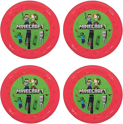 Πιάτα πολλαπλών χρήσεων - Minecraft (4 τεμ)