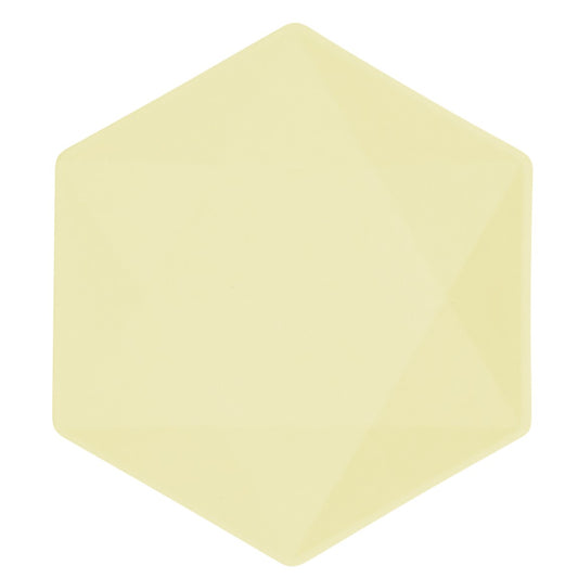 Πιάτα Vert Décor κίτρινο εξάγωνο (6 τεμ)