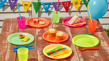 Πιάτο πολλαπλών χρήσεων - Φούξια Φωσφοριζέ