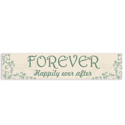 Πινακίδα αυτοκινήτου γάμου "Happily Ever After" (2 τεμ)