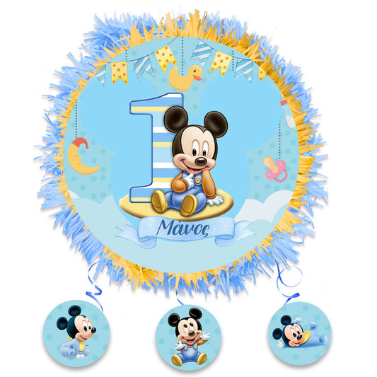 Πινιάτα πάρτυ Baby Mickey 1st