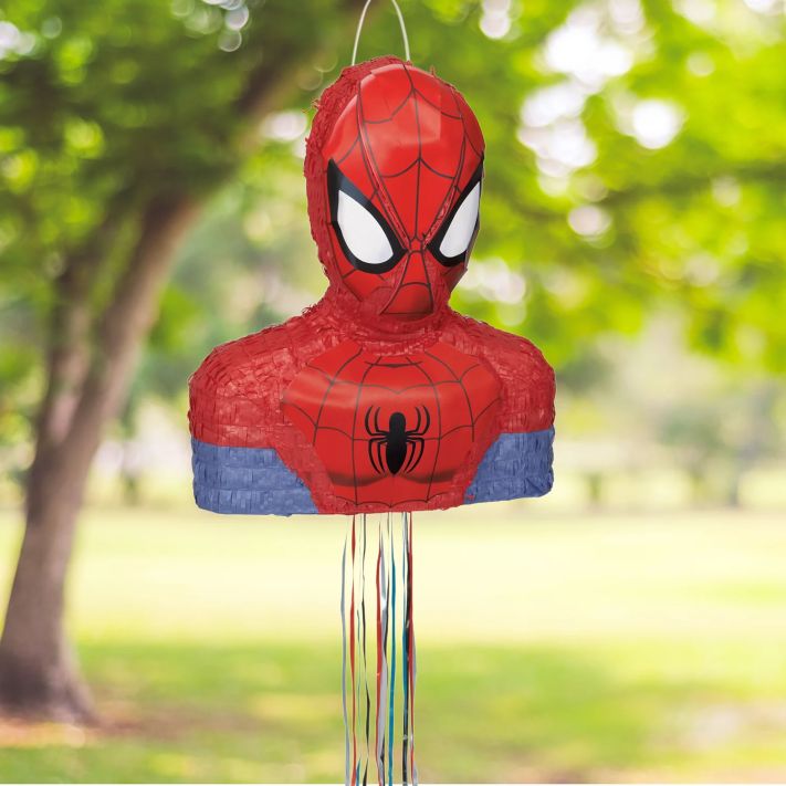 Πινιάτα Spiderman με κορδέλες