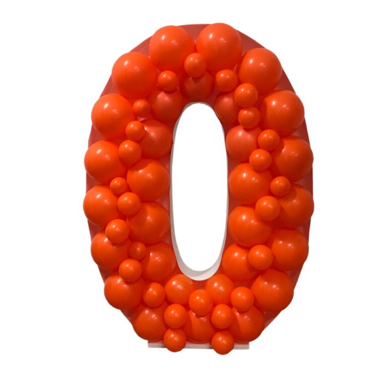 Πλαίσιο μπαλονιών Αριθμός 0