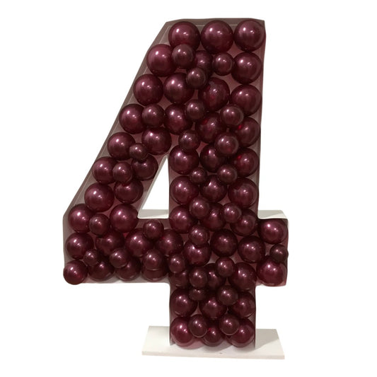 Πλαίσιο μπαλονιών Αριθμός 4