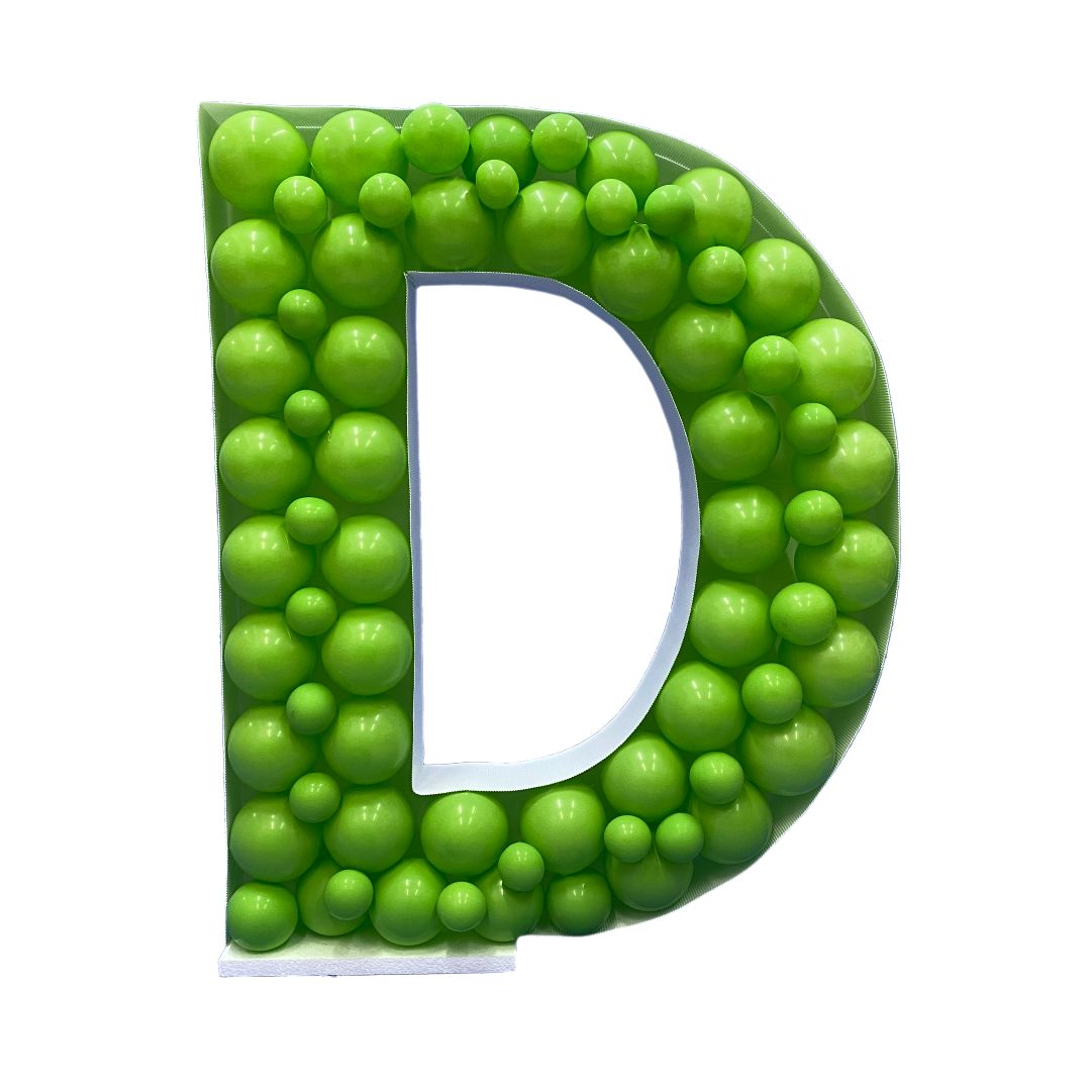 Πλαίσιο μπαλονιών Γράμμα D