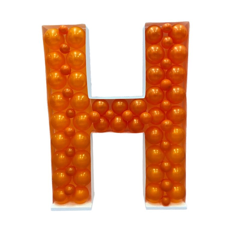 Πλαίσιο μπαλονιών Γράμμα H