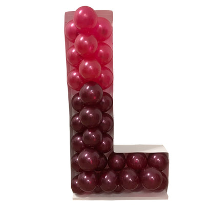 Πλαίσιο μπαλονιών Γράμμα L