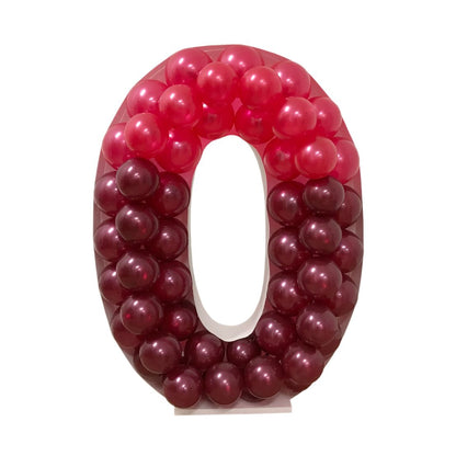 Πλαίσιο μπαλονιών Γράμμα O