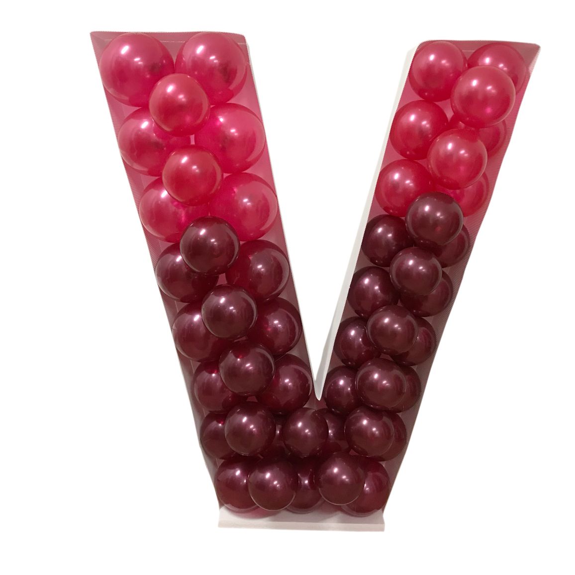 Πλαίσιο μπαλονιών Γράμμα V