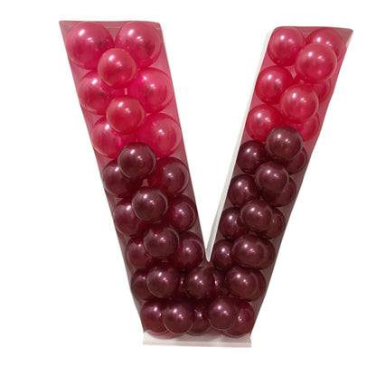 Πλαίσιο μπαλονιών Γράμμα V