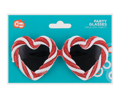 Πλαστικά Γυαλιά Sweet Hearts με γκλίτερ