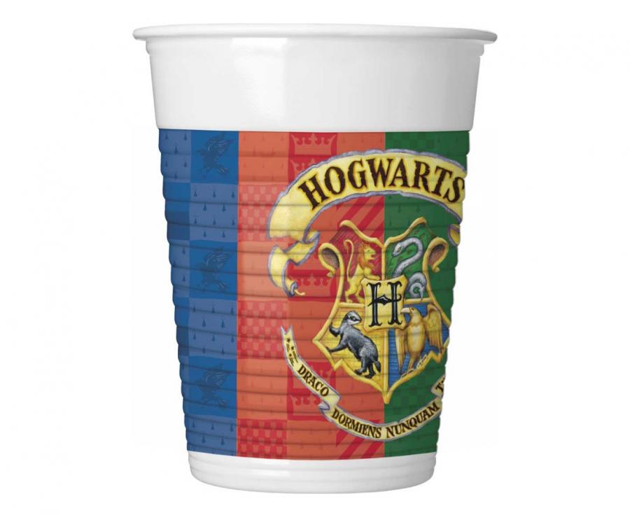 Πλαστικά Ποτήρια πάρτυ - Harry Potter (8 τεμ)
