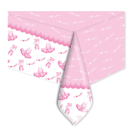 Τραπεζομάντηλο Πλαστικό - Μπαλαρίνα I Love Ballet (140 x 270 cm)