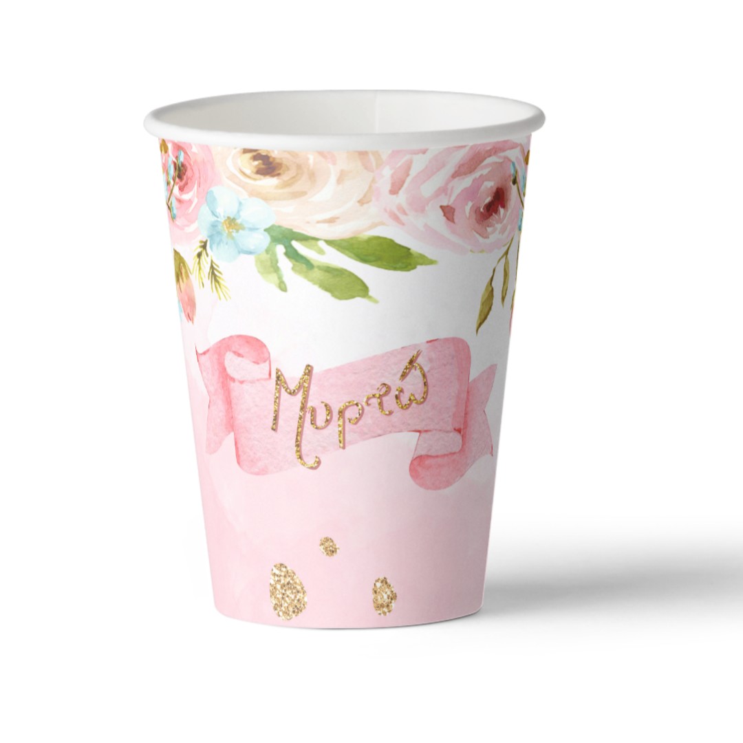 Ποτήρια Φλοράλ (8 τεμ)