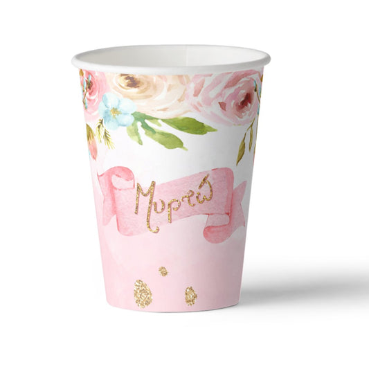 Ποτήρια Φλοράλ (8 τεμ)