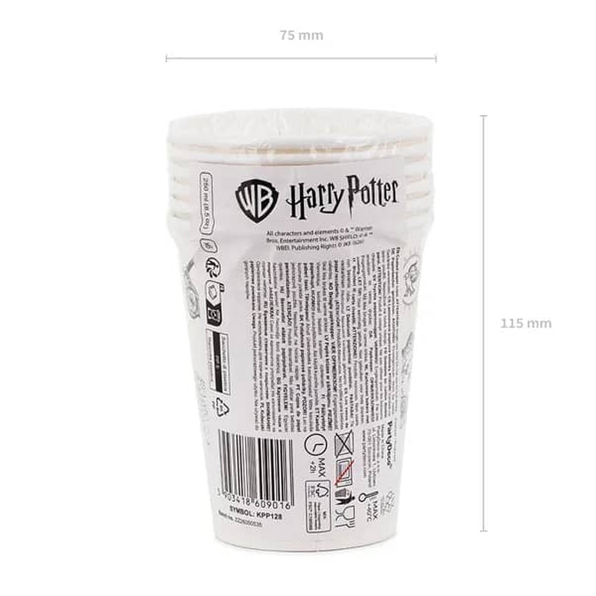 Χάρτινα Ποτήρια - Harry Potter (6 τεμ)
