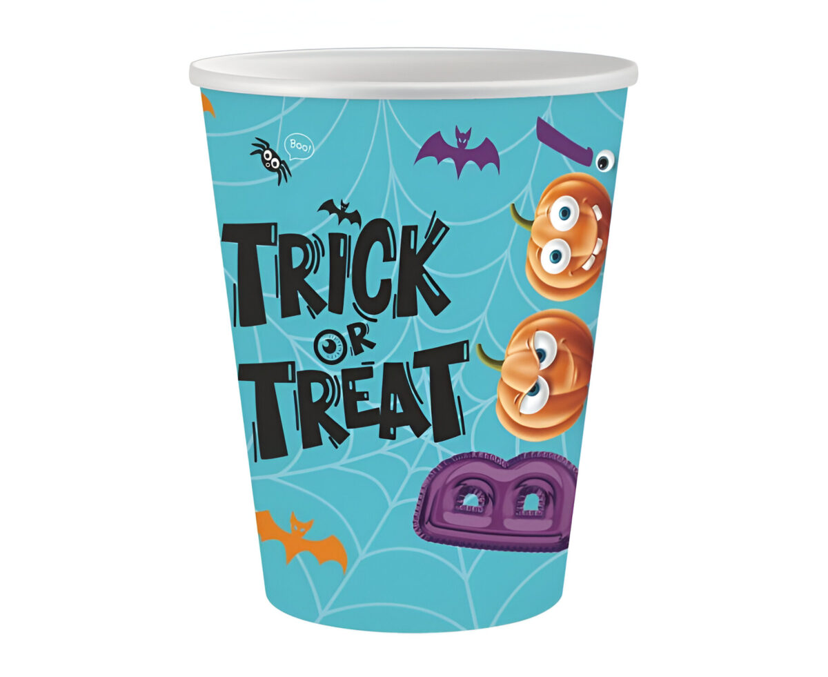 Ποτήρια Halloween Boo – Trick Or Treat (6 τεμ)