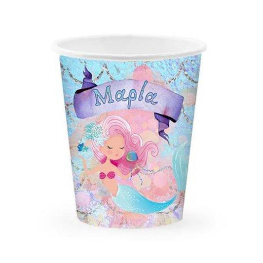 Ποτήρια με όνομα Γοργόνα (8 τεμ)