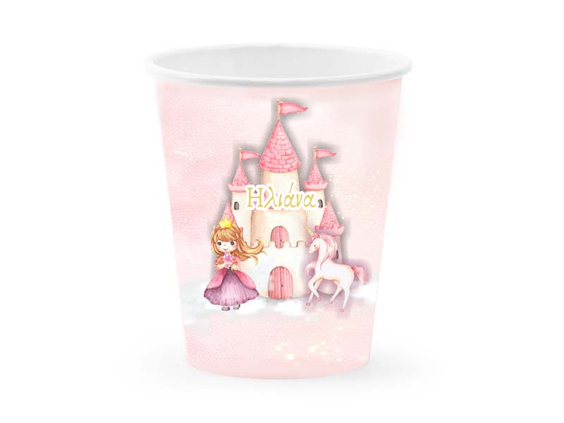 Ποτήρια με όνομα Πριγκίπισσα (3 τεμ)