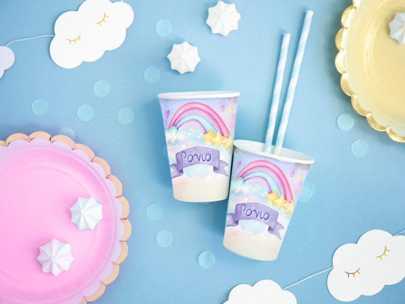 Ποτήρια Ουράνιο Τόξο (8 τεμ)