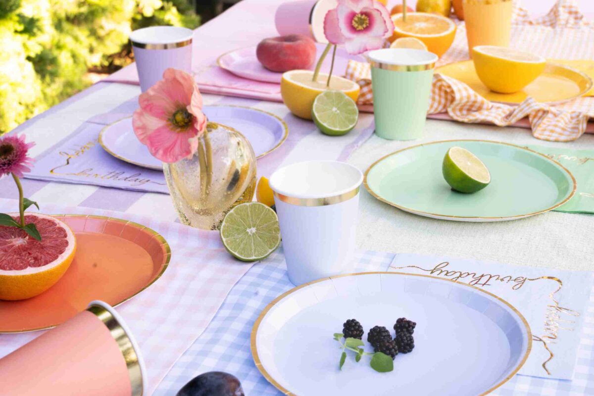 Ποτήρια πάρτυ Elegant Pastel (6 τεμ)