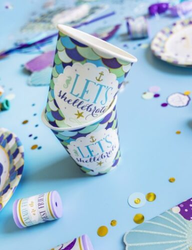 Ποτήρια πάρτυ Mermaid Wishes (8 τεμ)