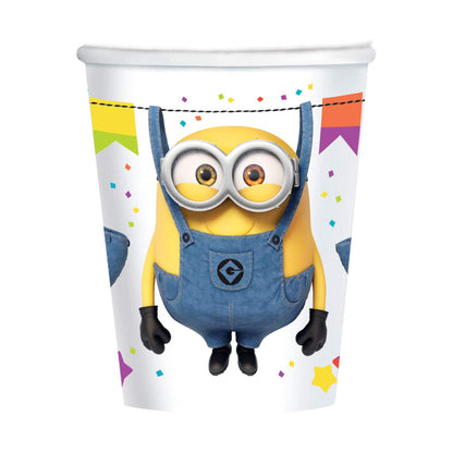 Ποτήρια πάρτυ Minions - Εγώ ο Απαισιότατος (8 τεμ)