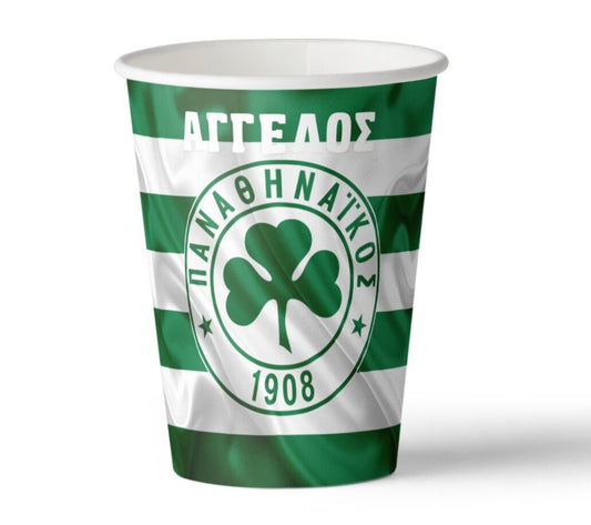 Ποτήρια πάρτυ Παναθηναϊκός (8 τεμ)