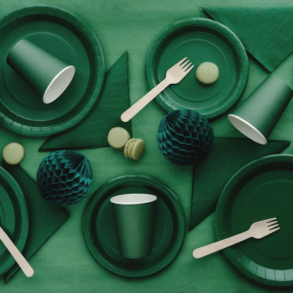 Πράσινα Χάρτινα Ποτήρια (6 τεμ)