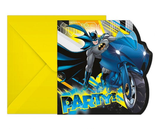 Προσκλήσεις πάρτυ Batman Rogue Rage (6 τεμ)