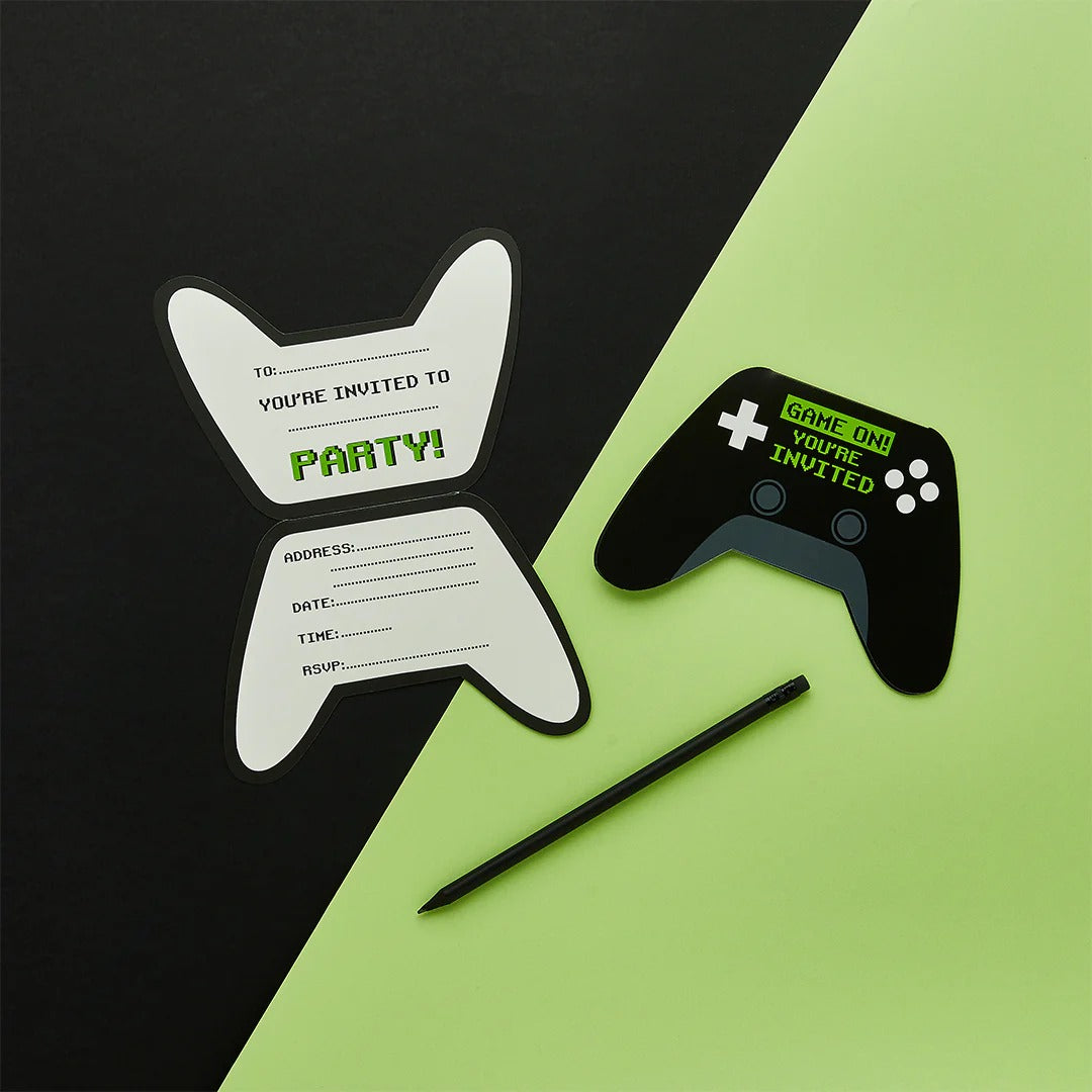 Προσκλήσεις πάρτυ Game Controller (10 τεμ)