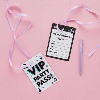 Προσκλήσεις πάρτυ VIP Pass (10 τεμ)