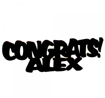 Προσωποποιημένο Congrats Διακοσμητικό Αποφοίτησης